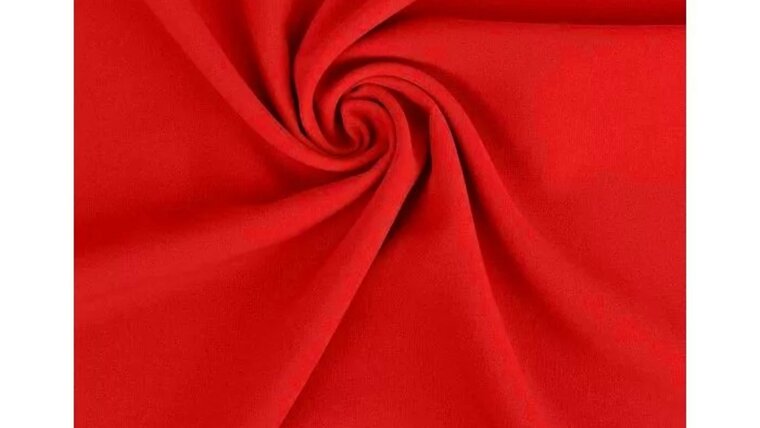 Rode texture burlington terlenka polyester stof kopen 